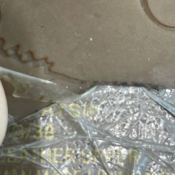 Jessica Simpson Leather Sandals Brown Medallion Aztec Western Boho Size 8 - Picture 13 of 15